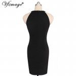 Vfemage Sexy See Through Mesh High Waist Fashion Womens Ladies Slim Cool Chic Casual Party Evening Bodycon Short Mini Dress 4555