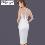 Vfemage Women Elegant Sexy embroidered Dobby fabric See Through Evening Party Special Occasion Bodycon Embroidery Dress 2902