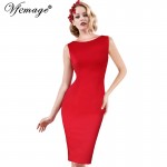 Vfemage Women Sexy Elegant See Through Back Bow Butterfly Lace Party Evening Special Occasion Pencil Vestidos Bodycon Dress 4077