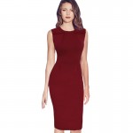 Vfemage Womens Celebrity Elegant Vintage Ruched Pinup Wear To Work Office Business Casual Party Fitted Bodycon Pencil Dress 2095