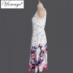 Vfemage Womens Elegant Vintage Butterfly Floral Flower Print Tunic Pinup Work Office Casual Party A-Line Skater Dress 6113