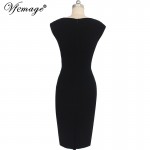 Vfemage Womens Elegant Vintage Floral Crochet Charming Pinup Casual Work Office Party Evening Sheath Bodycon Pencil Dress 2943