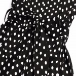 Vintage Dress Women Dots Long Sleeve A-line Dresses Spring Fall Winter