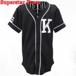 Vintage Fashion Unisex Hip Hop Allover T-Shirt Baseball Jersey New come Peplum tops Black t Shirt Men Clothes