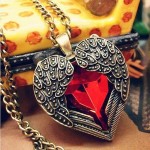 Vintage Necklaces Women Owl Feather Heart Butterfly Cat Pendant Necklace Antique Collares Fashion Jewelry Bijoux One Direction