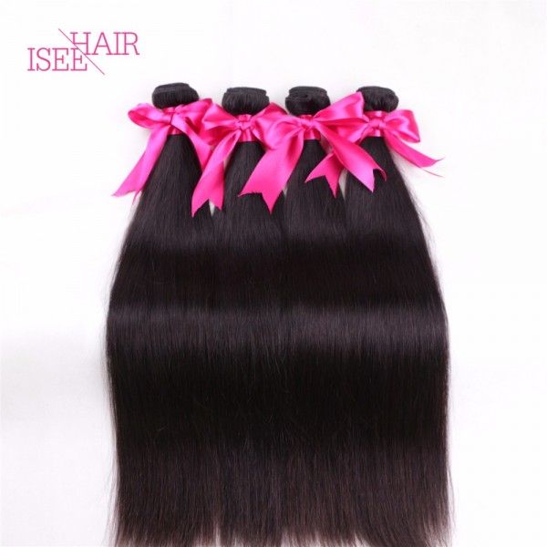 Vshow Hair Products 8A Malaysian Virgin Hair Straight  Malaysian Straight Hair Extension Unprocessed Human Hair Weave Bundles 