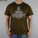 WORLD OF WARSHIPS T-shirt Top Lycra Cotton Men T shirt New Design High Quality Digital Inkjet Printing
