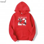 WZZAE Autumn 2017 New Women/Men's Casual Players JORDAN 23 Print Hedging Hooded Fleece Sweatshirt Hoodies Pullover Size M-XXXL