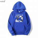 WZZAE Autumn 2017 New Women/Men's Casual Players JORDAN 23 Print Hedging Hooded Fleece Sweatshirt Hoodies Pullover Size M-XXXL