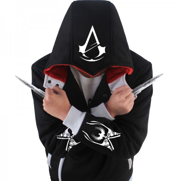 Warm winter fashion Thickening assassins creed hoodie