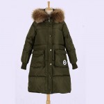 Winter Jacket Women 2016 Big Natural Raccoon Fur Collar White Duck Down Coats Long Thick Parkas Womens Winter Jackets And Coats