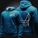 Winter Thicken Warm solid Skrillex OWSL Hoodies sweatshirt Men Wome DJ Music Clothing Hip-hop Bar Coat