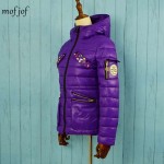 Winter jacket women warm coat with crystal hoodie coat