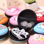 Women Kawaii Animals Cartoon Stitch Hello Kitty Silicone Coin Purse Key kids Girls Wallet Earphone Organizer Box Bags