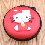 Women Kawaii Animals Cartoon Stitch Hello Kitty Silicone Coin Purse Key kids Girls Wallet Earphone Organizer Box Bags