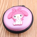 Women Kawaii Animals Cartoon Stitch Hello Kitty Silicone Coin Purse Key kids Girls Wallet Earphone Organizer Box Bags