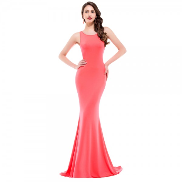 Women Sleeveless Sexy Tank O-Neck Maxi Dresses Casual Brief Casual Summer Women Mermaid Dress Long Dresses Vestido Free Shipping