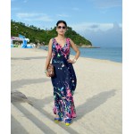 Women Summer Dress 2017 Printed Bohemian Beach Dress Plus Size 5XL Long Maxi Dress Robe Femme Vestidos