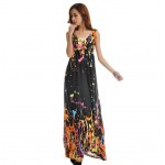 Women Summer Dress 2017 Printed Bohemian Beach Dress Plus Size 5XL Long Maxi Dress Robe Femme Vestidos