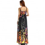 Women Summer Dress 2017 Printed Bohemian Beach Dress Plus Size 5XL Long Maxi Dress Robe Femme Vestidos