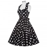 Women Vintage 50s Summer Big Swing Dress Plus Size Clothing 2017 Robe Retro Casual Party Vestidos Polka Dot Rockabilly Dresses