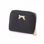 Women Wallet 2017 Bowknot Zipper Coin Purse Wearable Short Wallet Handbag Female Wallet Women Clutch Purses Carteira Feminina