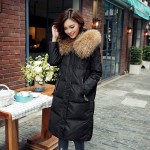 Women Winter Jackets Parkas 2016 Duck Down Coat Large Raccoon Fur Collar Thickening Jacket Outerwear Female Snow Wear Brand