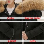 Women Winter Jackets Parkas 2016 Duck Down Coat Large Raccoon Fur Collar Thickening Jacket Outerwear Female Snow Wear Brand