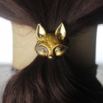 Women hair accessories Metal Animal hair clip Headband Female Ponytail Gum for Hair Headwear Elastic Hair Band hairpins