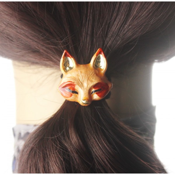 Women hair accessories Metal Animal hair clip Headband Female Ponytail Gum for Hair Headwear Elastic Hair Band hairpins