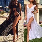 Women sexy maxi dress summer sleeveless chiffon lace up beach casual long dress loose boho party clubwear feminina vestido hot