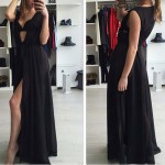 Women sexy maxi dress summer sleeveless chiffon lace up beach casual long dress loose boho party clubwear feminina vestido hot