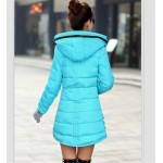 Women's Jacket Winter 2017 New Medium-Long Cotton Parka Plus Size Coat Slim Ladies Casual Clothing Hot Sale