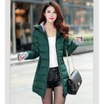 Women's Jacket Winter 2017 New Medium-Long Cotton Parka Plus Size Coat Slim Ladies Casual Clothing Hot Sale