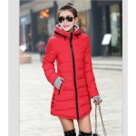 Women's Jacket Winter 2017 New Medium-Long Cotton Parka Plus Size Coat Slim Ladies Casual Clothing Hot Sale