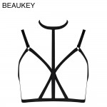 Women's Sexy Elastic Hollow Out Newest Arrival Rayon Short Bandage Crop Top