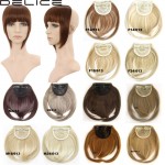 Women's Straight Neat Bangs Fringe Synthetic Hair Extensions Clip in Hair Piece 32 Colors B3-2