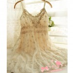 Women's Sweet Embroidery Lace Floral Fairy Summer Princess Solid Color Vestidos Cute Lolita Kawaii Female Dress Mori Girl Y003