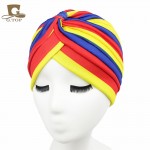 Women's new Fashion rasta Turban Indian Style Head Wrap Cap Hat Hair Cover Headband various print design