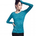 Women's professional fitness  Long Sleeve Shirts quick-drying Women s Fitness   Shirts