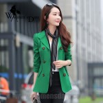 WomensDate 2016 New Fashion Autumn Women Slim Short Paragraph Long-sleeved Double-Breasted Women's Trench Coat 7 Colour