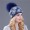 blue hat dark pom6 -$7.59