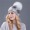 gray hat white pom5 -$7.59