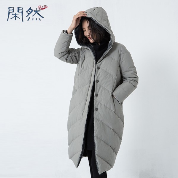 XianRan 2016 Winter Down Jacket Women Long Hooded Coat Warm Parkas Thickening Female Warm Clothes High Quality Down Overcoat