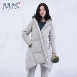 XianRan Women Down Coat Long Loose Sleeves Removable Cotton Casual Winter Coat Plus Size Free Shipping