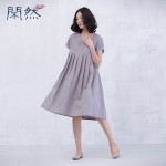 XianRan Women Dress Loose Waist Fold Dresses Plus Size Dress Free Shipping