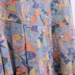 XianRan Women Dress Print Dress Lantern Sleeve Plus Size Linen Dress Free Shipping
