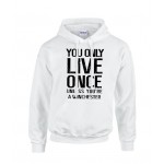 YOLO" syfy demon hunters winchester brothers supernatural Hoodies