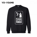 Yo-Young Mens Casual Cotton Sweatshirt Star Wars Darth Vader Funny Printed chandal hombre moleton masculino Quality Customized