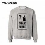 Yo-Young Mens Casual Cotton Sweatshirt Star Wars Darth Vader Funny Printed chandal hombre moleton masculino Quality Customized